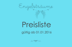 Preisliste