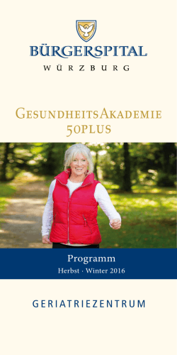 50plus - Stiftung Bürgerspital zum Hl. Geist