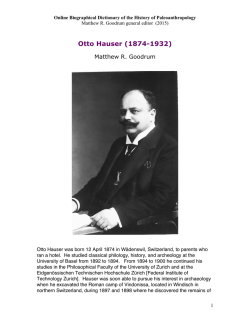 Otto Hauser - Science and Technology in Society