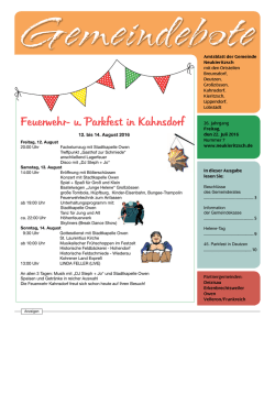 Juli 2016 - Gemeinde Neukieritzsch