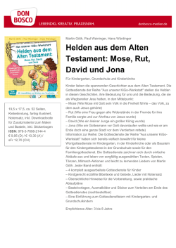 Helden aus dem Alten Testament: Mose, Rut, David und Jona