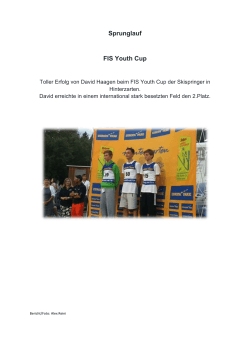 Sprunglauf FIS Youth Cup