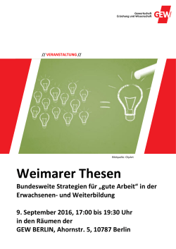 GEW Veranstaltung Weimarer Thesen 09 09 16 PDF