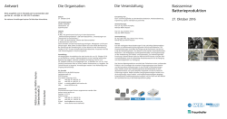 Die Veranstaltung Antwort Die Organisation Basisseminar