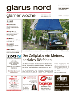 Glarner Woche, Glarus Nord, 20.7.2016
