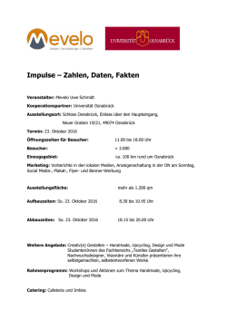 Impulse – Zahlen, Daten, Fakten