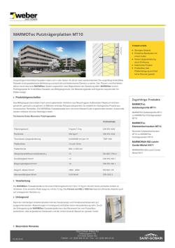 MARMOTec Putztr&auml;gerplatten MT10 - Saint