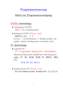 Folien zu Fortran 77