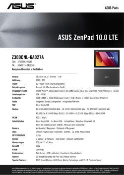 ASUS ZenPad 10.0 - LTE - Z300CNL-6A027A
