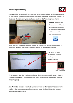 Eine genaue Anleitung zum An
