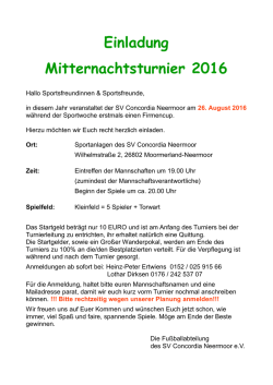 Einladung Mitternachtsturnier 2016