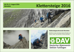 Klettersteige Montafon - DAV