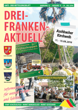 Ausgabe 15-2016 - Drei-Franken-Eck