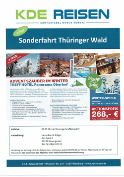 Informationen zur Reise