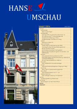 HansEUmschau Juli 2016