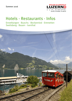 Hotels · Restaurants · Infos