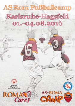 AS Rom Fußballcamp Karlsruhe-Hagsfeld 01.-04.08.2016