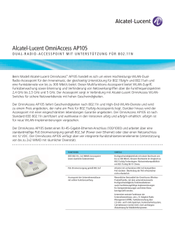 Alcatel-Lucent OmniAccess AP105 - Alcatel