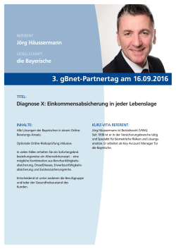 Jörg Häussermann - germanBroker.net