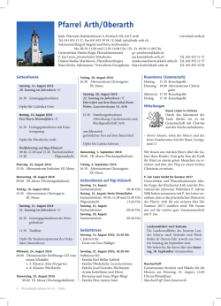 Pfarreiblatt 15/2016