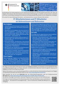 IT-Mitarbeiterinnen und IT-Mitarbeiter als Referentinnen und