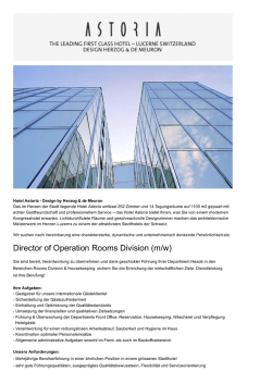 Director of Operation Rooms Division (m/w)