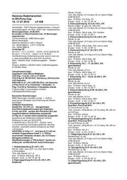 Hanerau-Hademarschen m.SH-Pony-Cup 16.-17.07