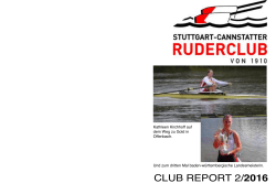 club report 2/2016 - Stuttgart