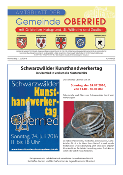 Amtsblatt Oberried KW 29_2016