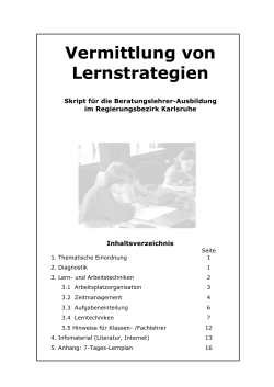 Lernstrategien - von hornmusik.de