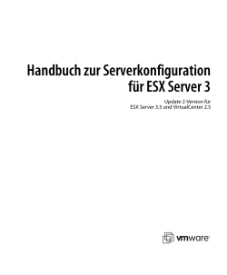 Handbuch zur Serverkonfiguration für ESX Server 3