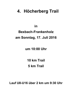 4. Höcherberg Trail - Priessnitz-Kneipp