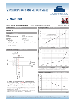 U-Mount 10011 - pdf - Schwingungsdämpfer Dresden