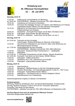 Einladung + Programm