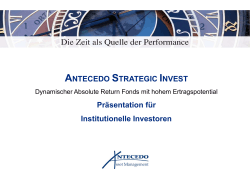 antecedo strategic invest - MMD