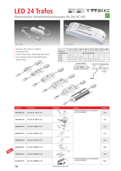 LED 24 Trafos