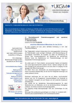 Eine/einen Mitarbeiterin/Mitarbeiter f&uuml;r das