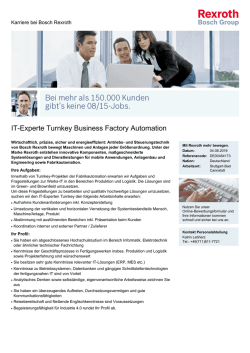 IT-Experte Turnkey Business Factory Automation