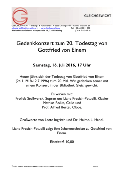 Dr&ouml;sing, 18 - Gottfried von Einem