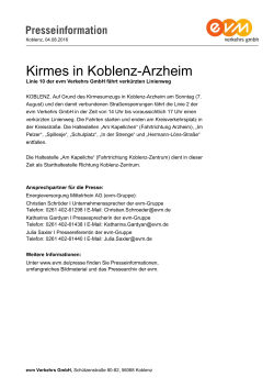 Kirmes in Koblenz-Arzheim