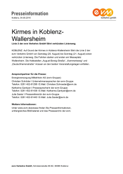Kirmes in Koblenz- Wallersheim