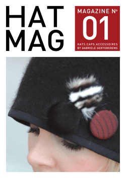 HatMag No.1 - HATMAG Magazine by Gabriele Gertoberens