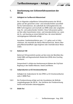 TB VGM Anlage 3 Anerkennung - Münsterland