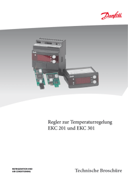 Regler zur Temperaturregelung EKC 201 und EKC 301
