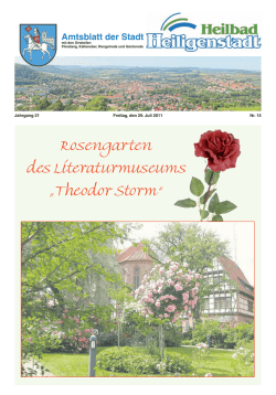 Rosengarten des Literaturmuseums „Theodor Storm“
