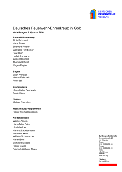 Gold - Deutscher Feuerwehrverband