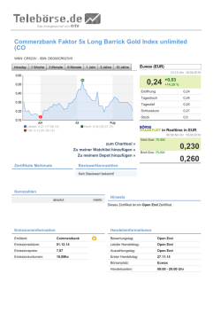Commerzbank Faktor 5x Long Barrick Gold Index unlimited (CO