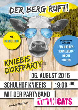 DORFParty KNIEBIS
