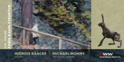 HJ&Ouml;RDIS BAACKE ｜ MICHAEL MOHNS FO R M .R A U M .S T R