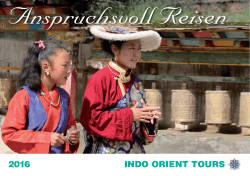 2016 INDO ORIENT TOURS